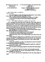 Đề thi chọn học sinh giỏi THCS cấp tỉnh năm 2017 môn Địa lý 9